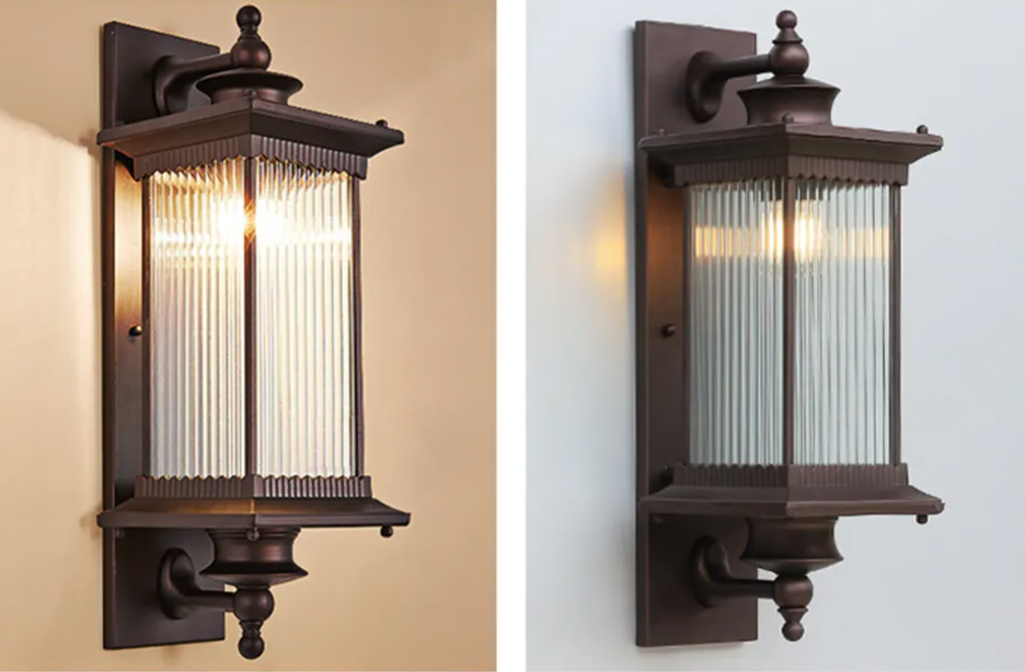 Radiant Gate large size outdoor wall light