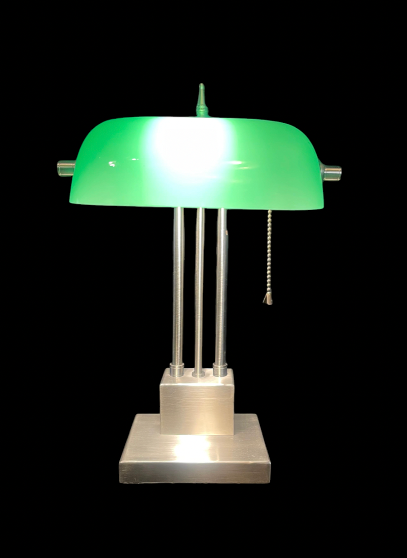 Bankers Lamp Steel