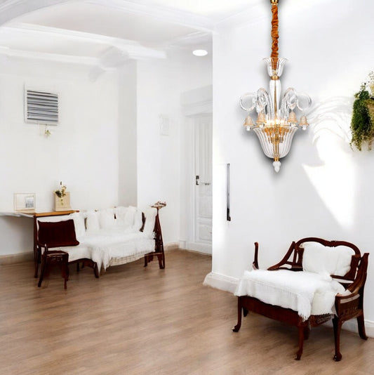 Sospensione Elegante crystal hanging light/ chandelier