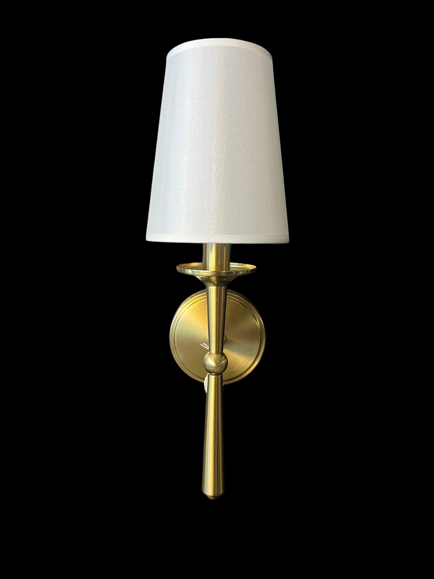 Stand By Me Antique Brass Shade Wall Light