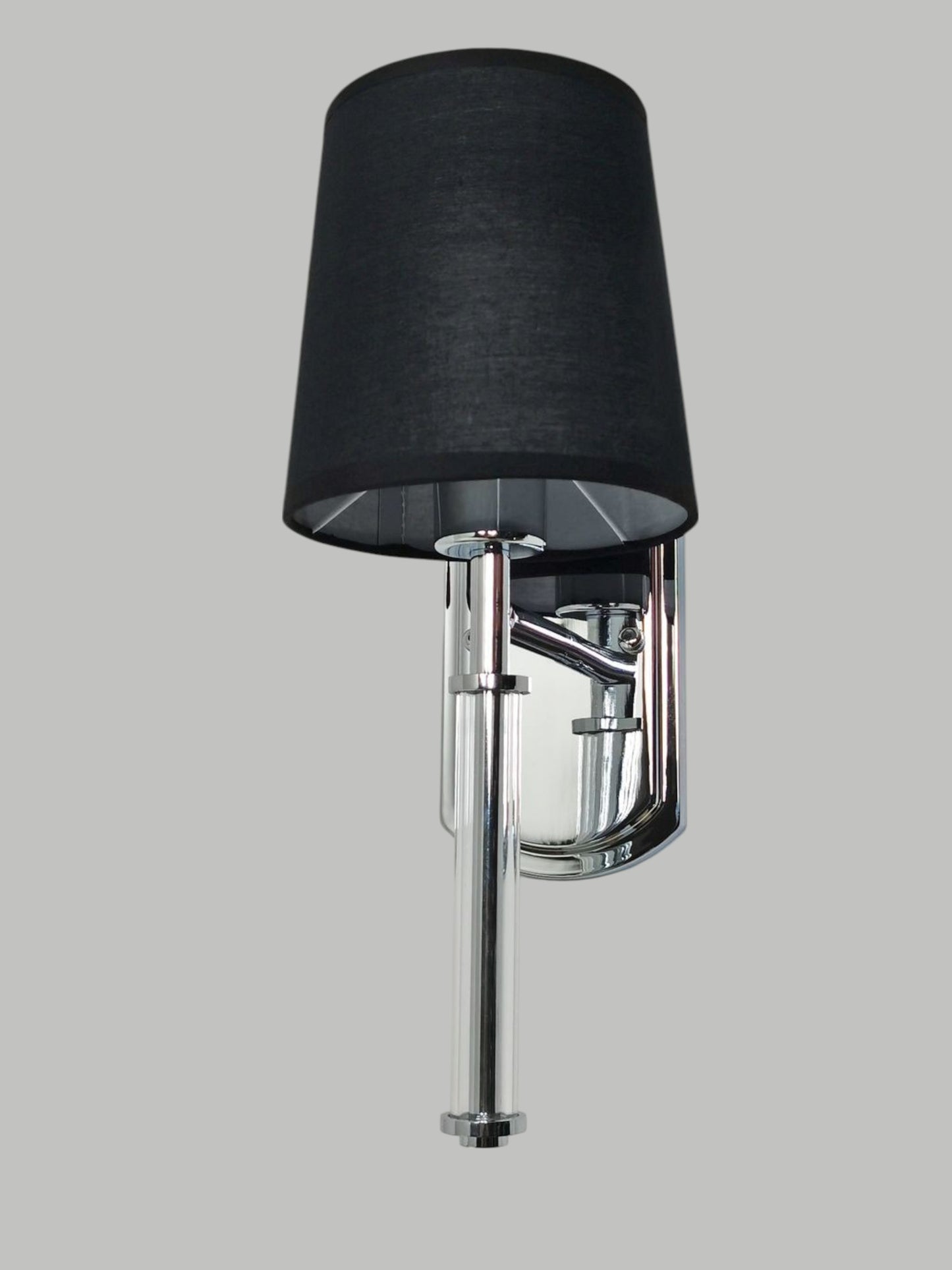 Shadow at Midnight Black Shade Wall Light