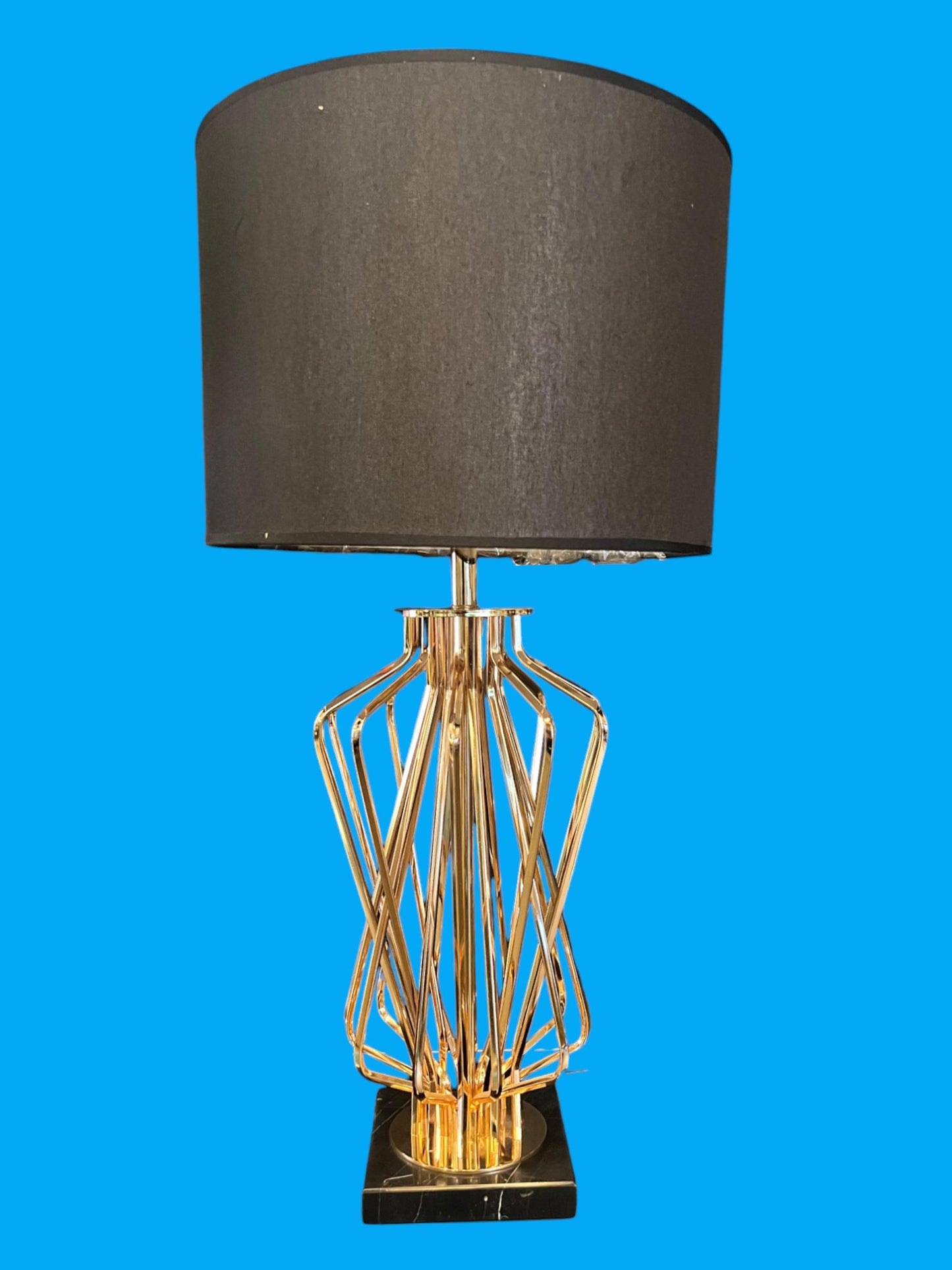 Rayon d'Or table lamp in gold and black shade