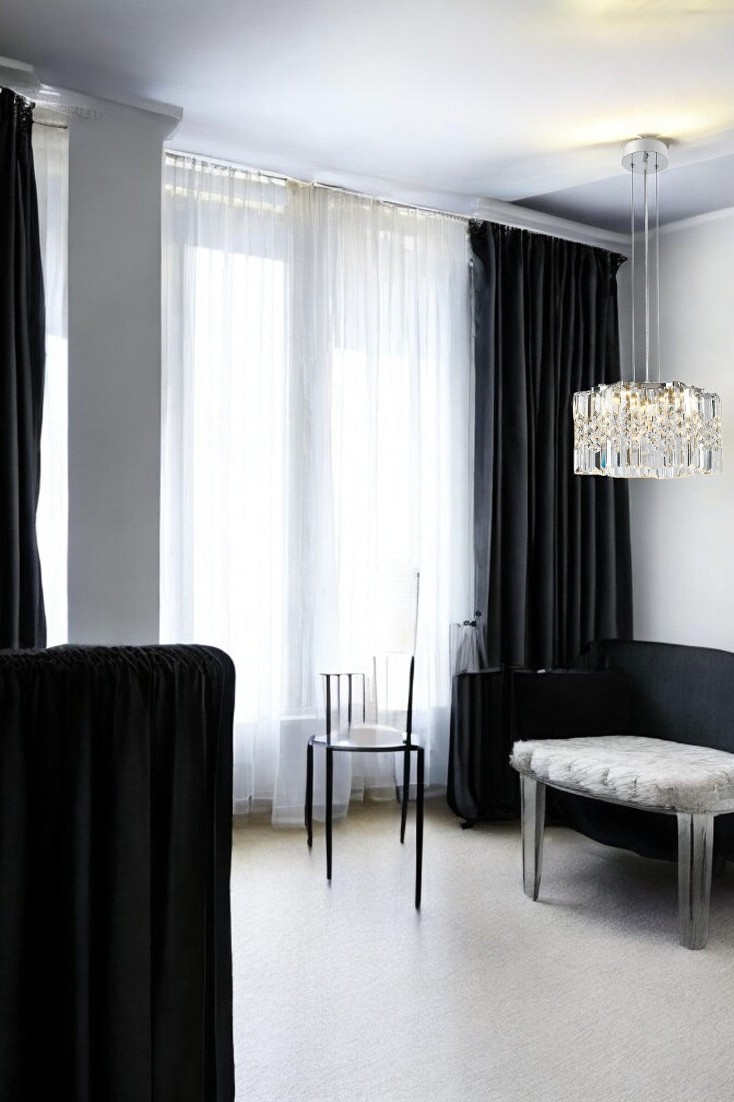 Shine So Fine crystal pendant hanging light