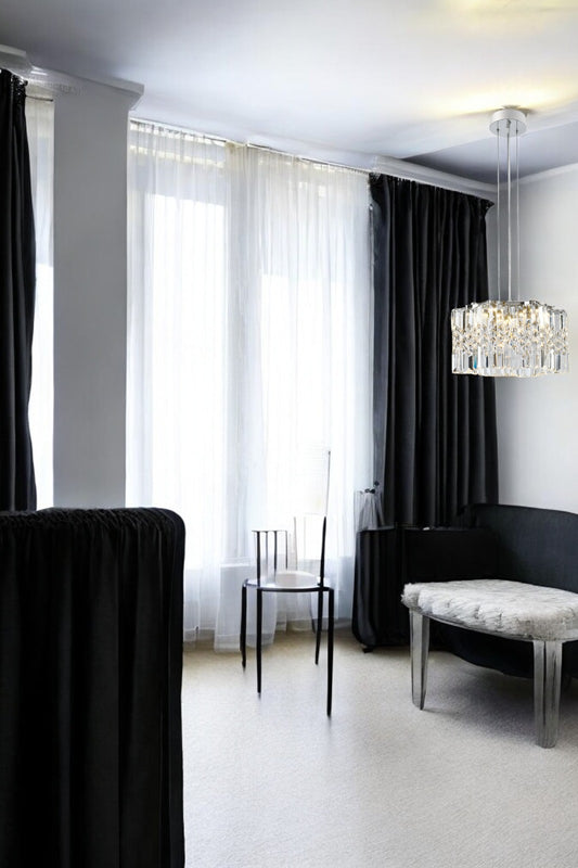 Shine So Fine crystal pendant hanging light