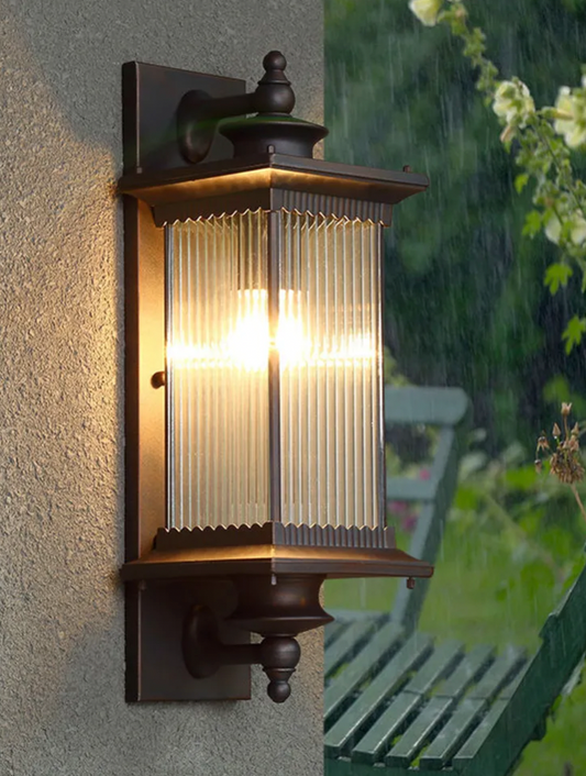 Radiant Gate large size outdoor wall light