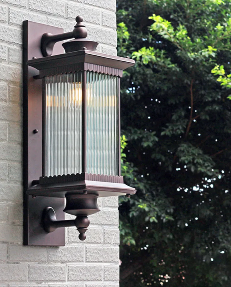 Radiant Gate large size outdoor wall light