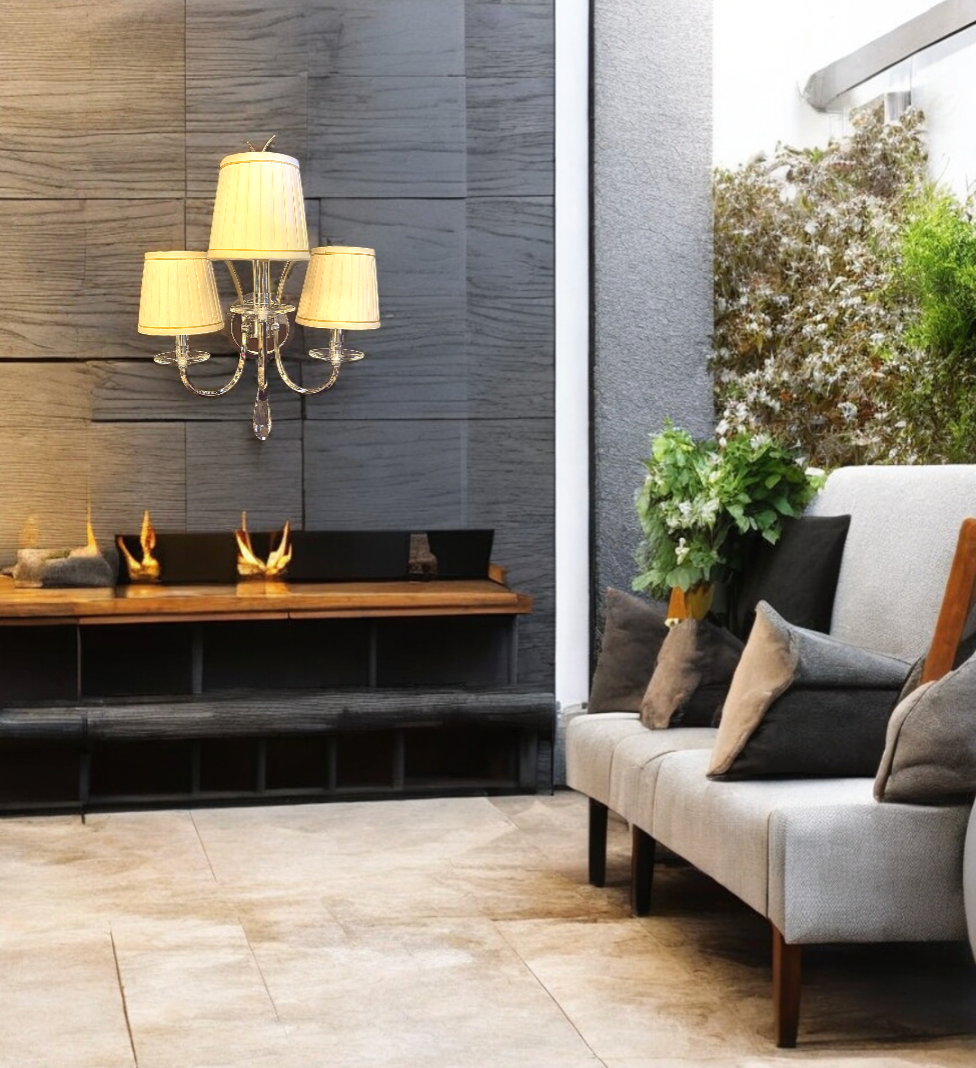 Triple Beam Dream shade wall light