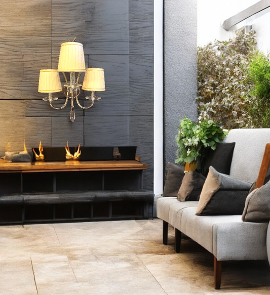 Triple Beam Dream shade wall light