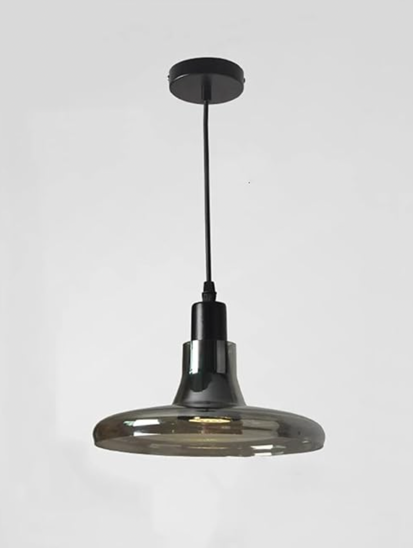 Smokey Drop smoke grey hanging light