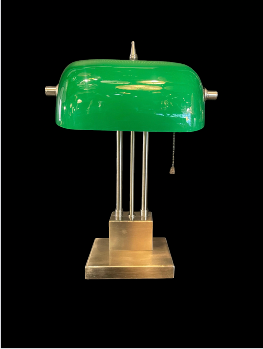 Bankers Lamp Steel