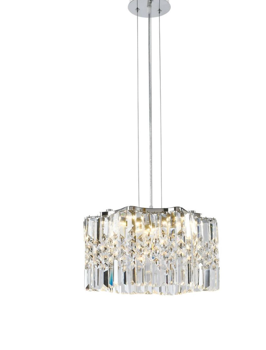 Shine So Fine crystal pendant hanging light