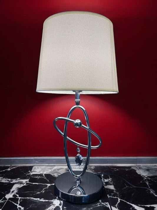 Orbital Star Lamp sleek chrome table lamp