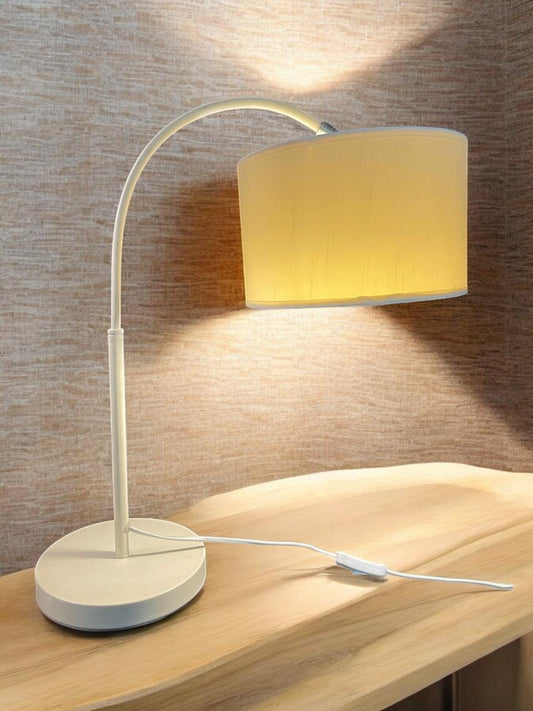 Curve and Serve white Table Lamp