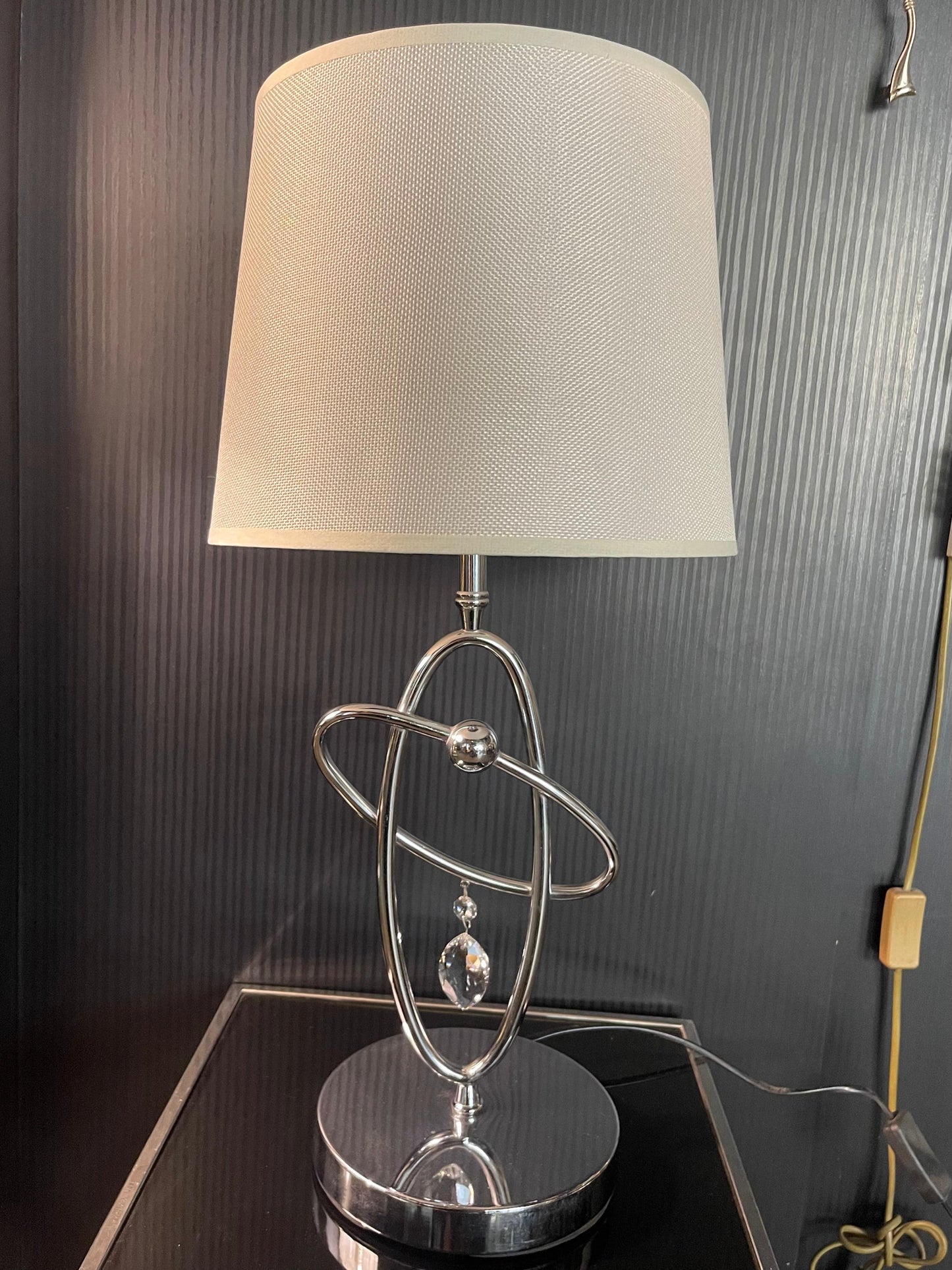 Orbital Star Lamp sleek chrome table lamp