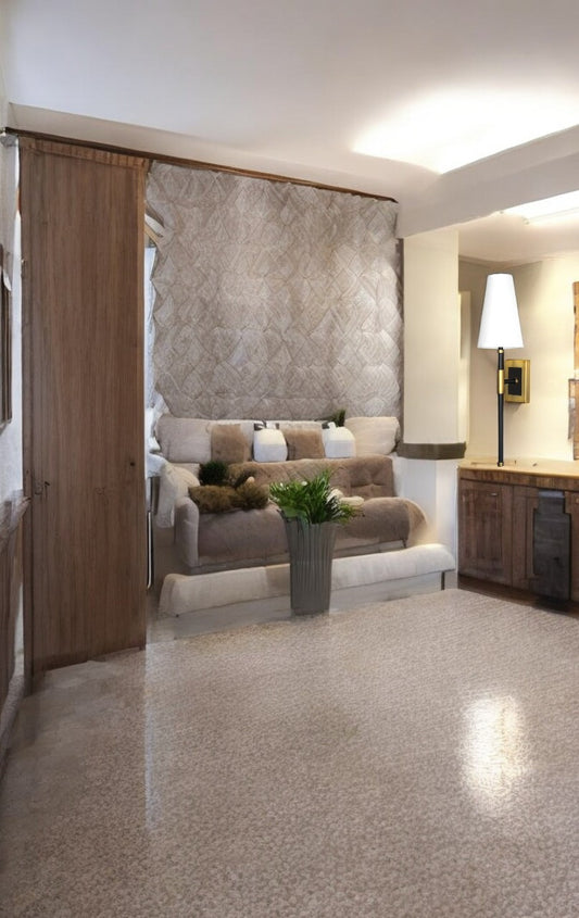 Glow in Flow sleek black and gold shade wall light