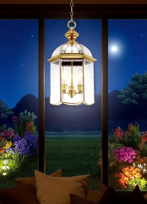 Imperial Gold Classic Antique look Pendant Hanging Light