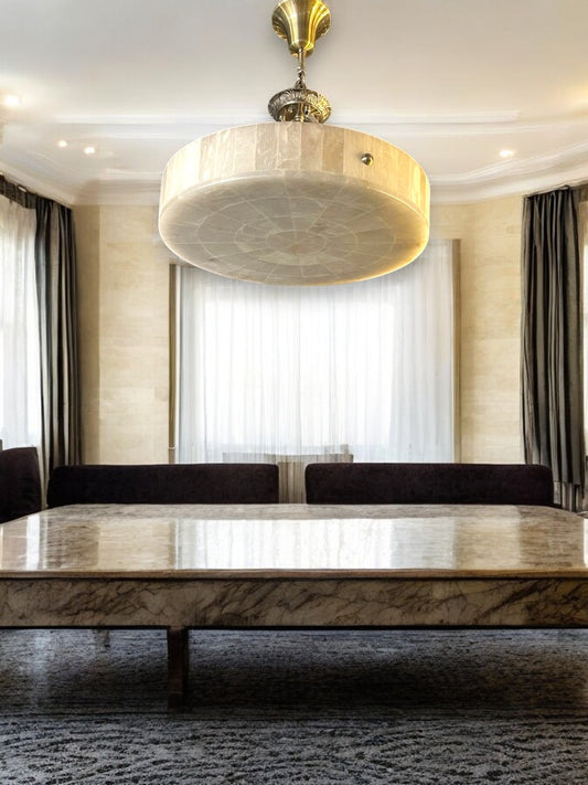 bellezza del marmo natural stone marble hanging light/ chandelier
