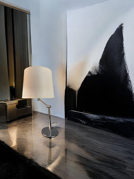 `Shine and Align sleek and modern table lamp