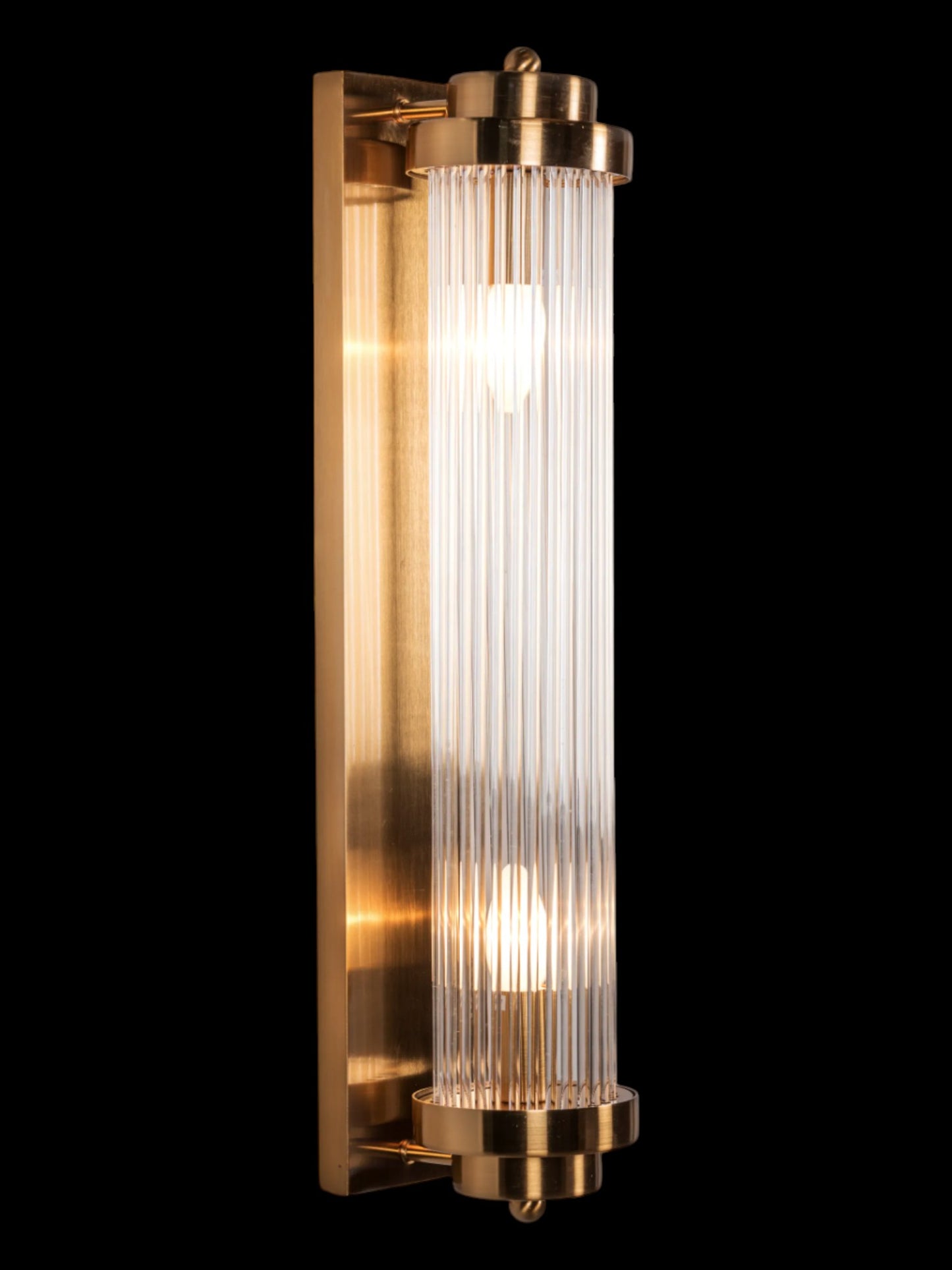 Long Turn Crystal pipe large wall light