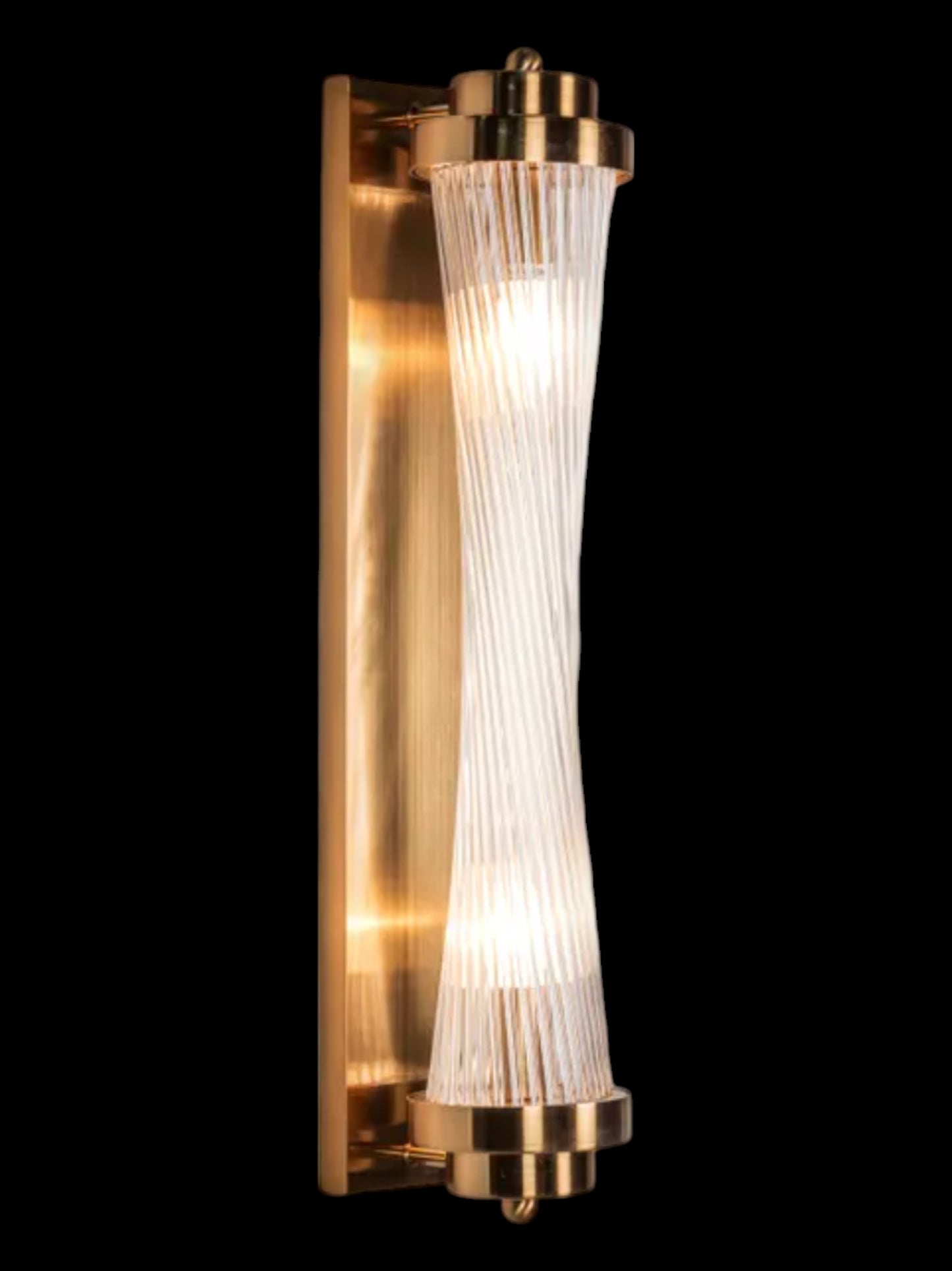 Long Turn Crystal pipe large wall light